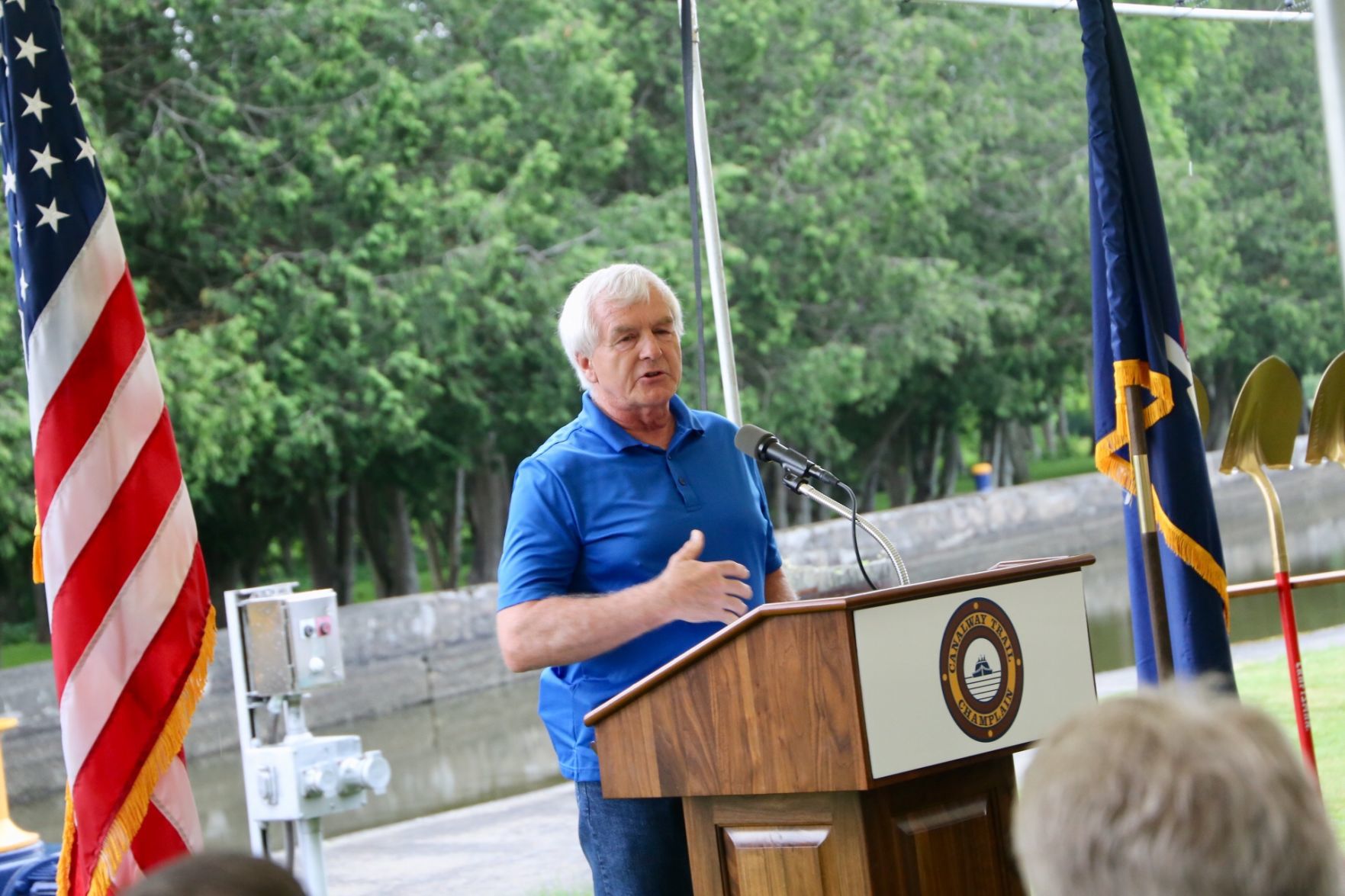 Champlain Canalway Trail groundbreaking